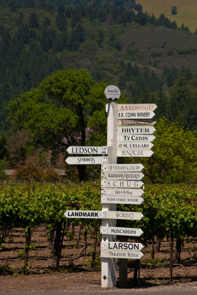 Sonoma County signs