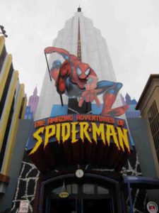 SpiderMan at Universal Orlando
