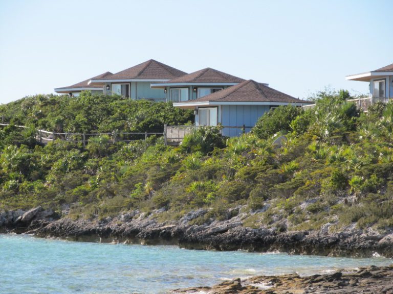 Taking a family vacation to a private island