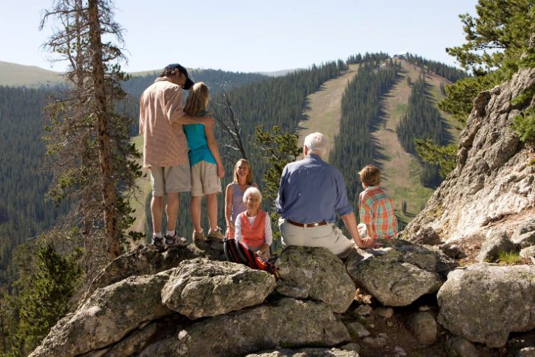 To ski country in summer