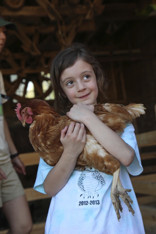 Sustainability Academy student at Children’s Farmyard