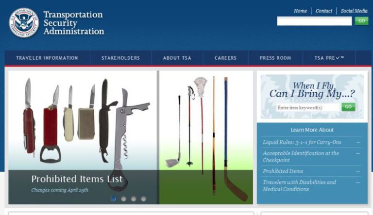 TSA, really?? Knives, bats, golf clubs on airplanes???