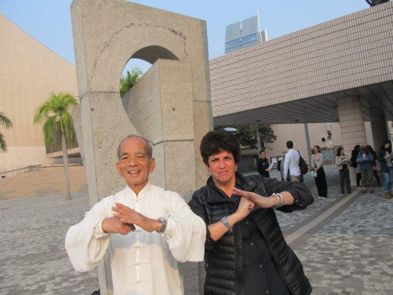 At work with a Tai Chi Master