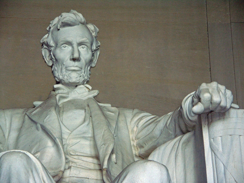 Inside the Lincoln Memorial