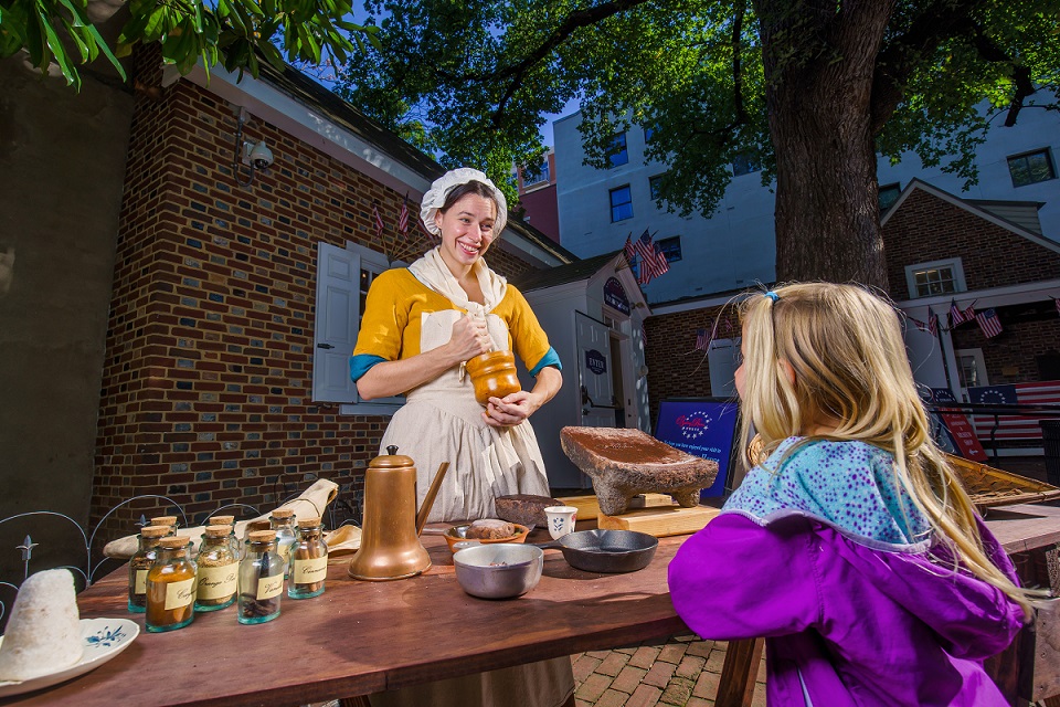 The Betsy Ross House in Philadelphia famously tells the story of the woman who made the nation’s first flag