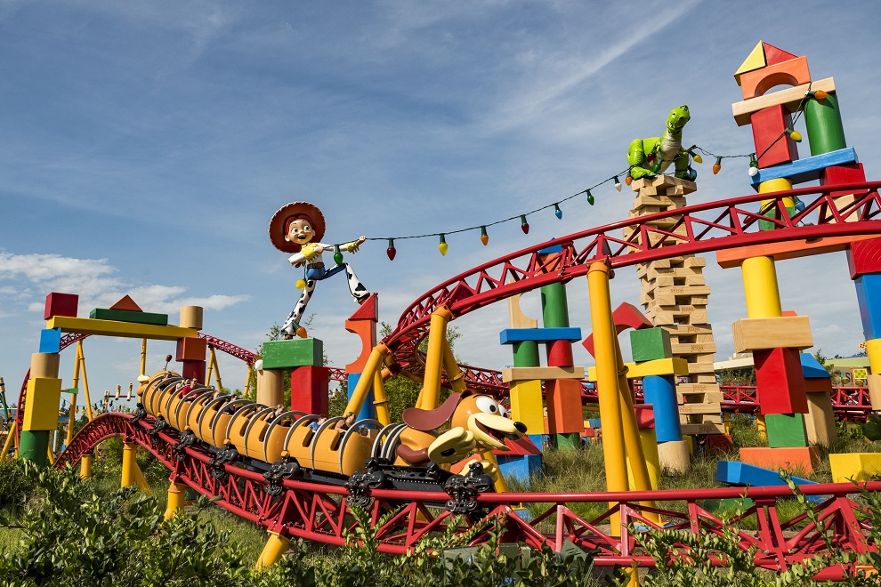 Slinky Dog Dash in Toy Story Land
