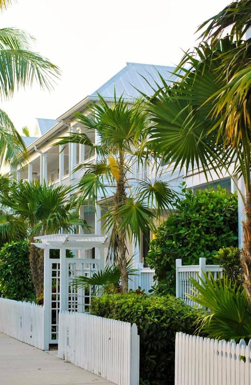 The beach homes at Tranquility Bay feel like you're walking down a quiet cottage lane