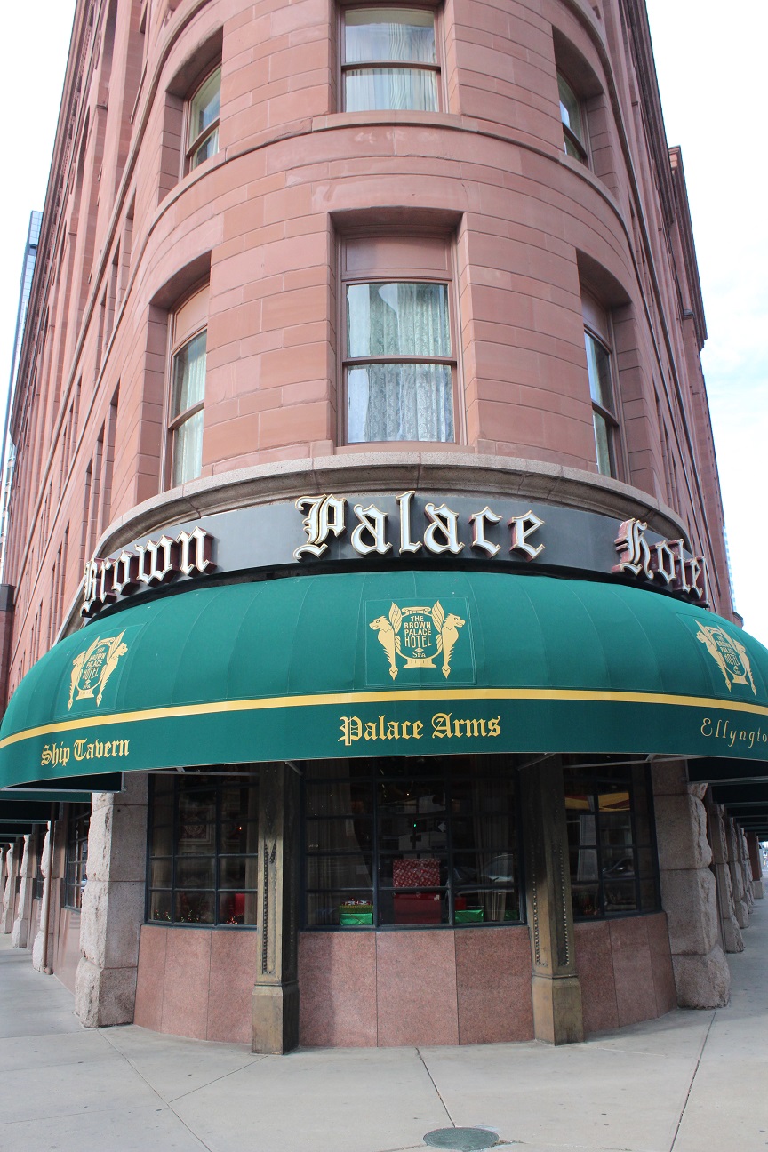 The historic Brown Palace Hotel in Denver