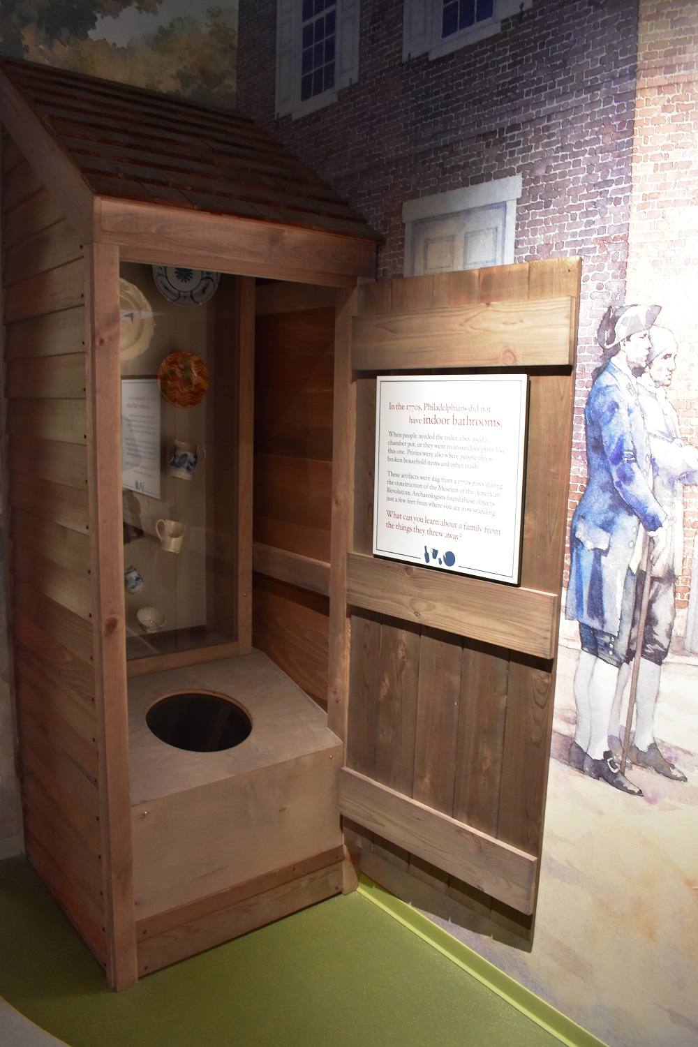 The privy will certainly be one of the most talked about exhibits at Revolution Place