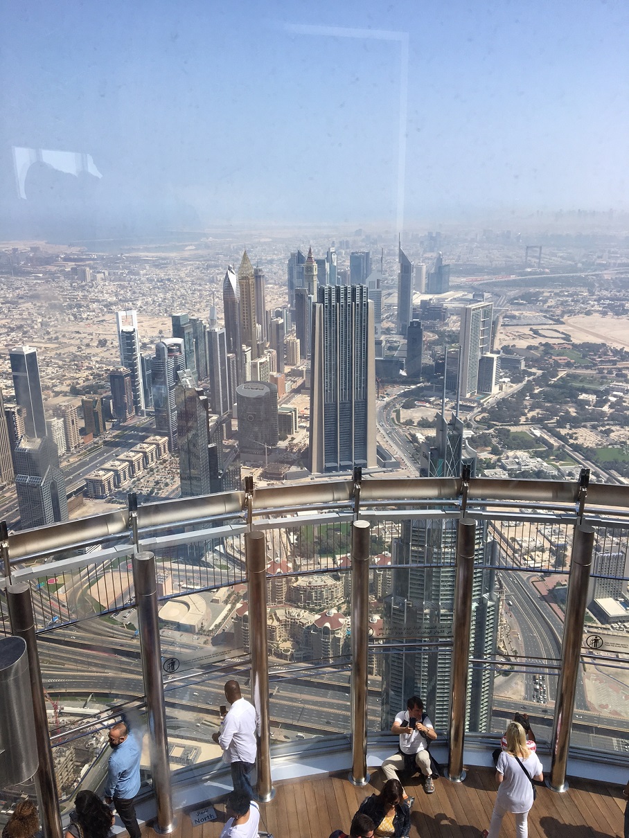 View from the top of the Burg Khalifa