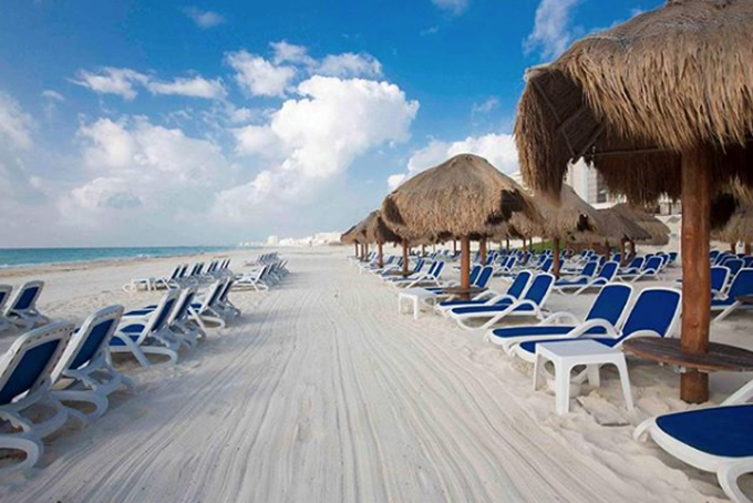 White sandy beaches await in one of Mexico's premiere beach destinations, Cancun