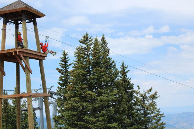 To ski country in summer when it is more affordable