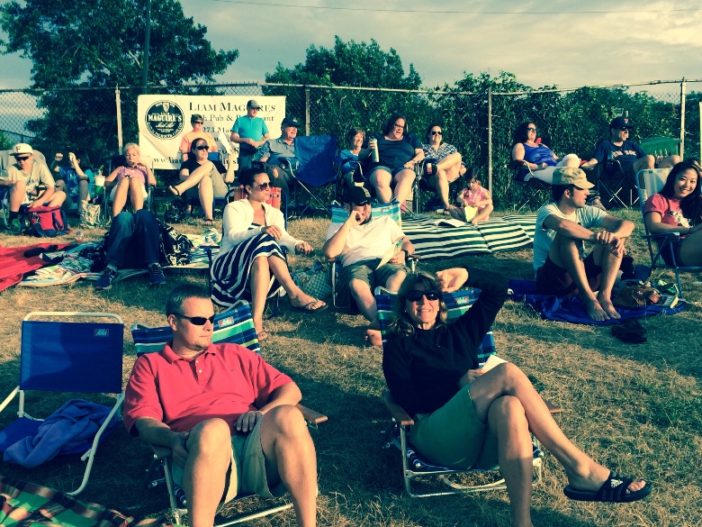 PLAY BALL!  At the very family-friendly Cape Cod League