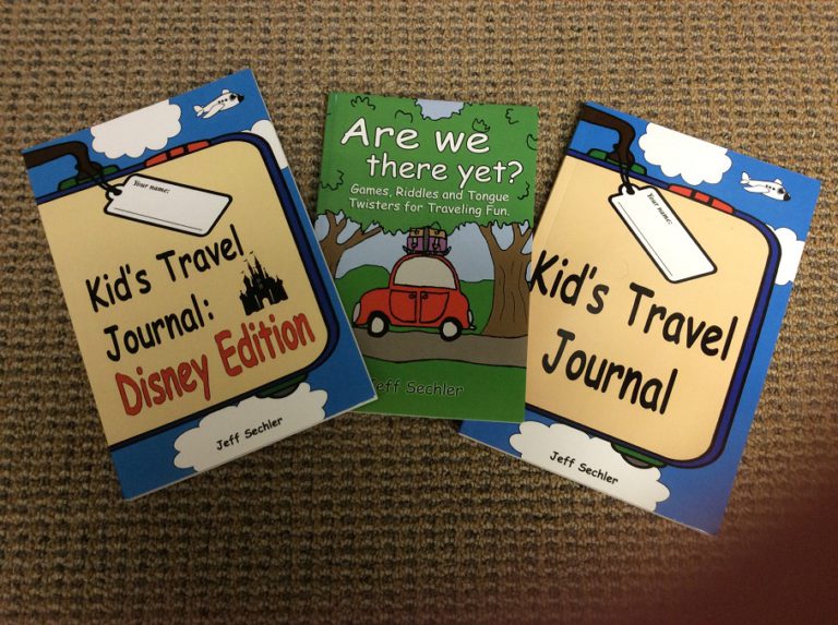 Kids Travel Journals by father of 3