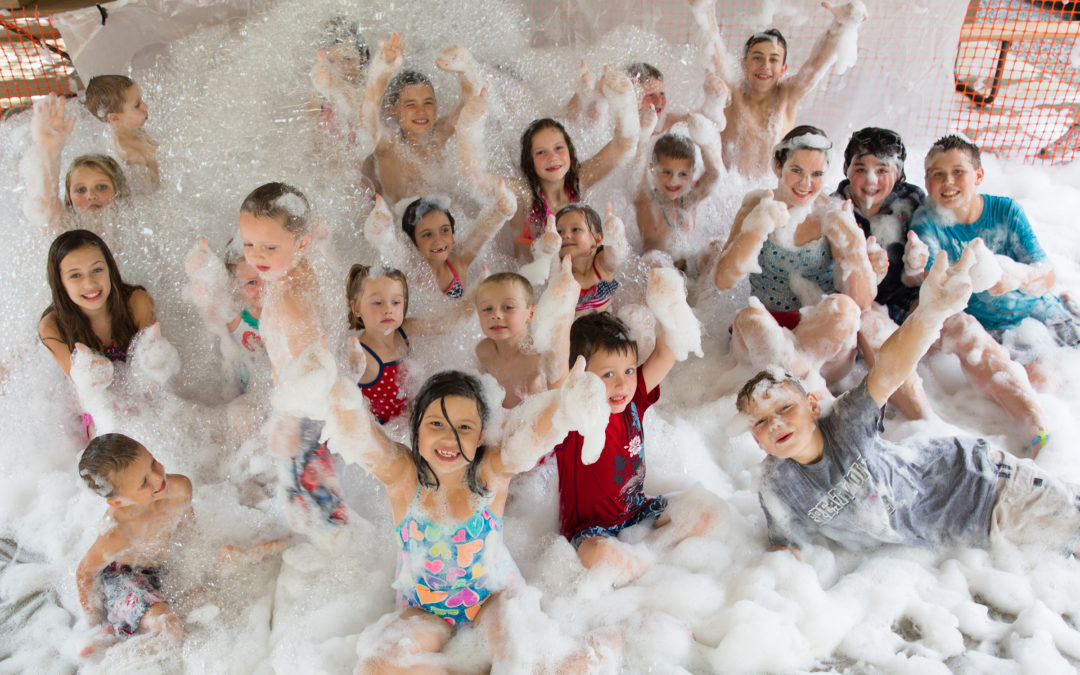 Foam Party at one of Yogi Bear's Jellystone Park Camps