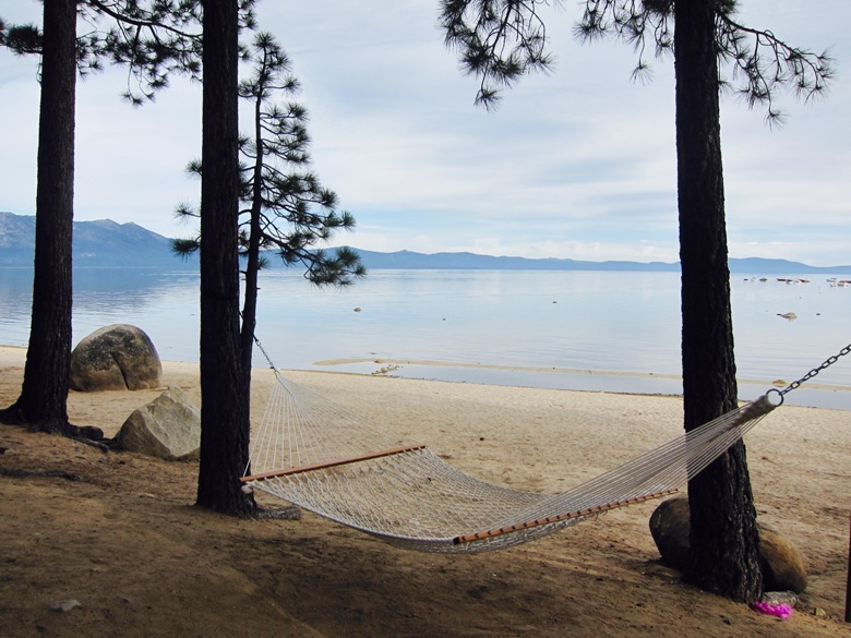 Hammock awaits visitor to Lake Tahoe