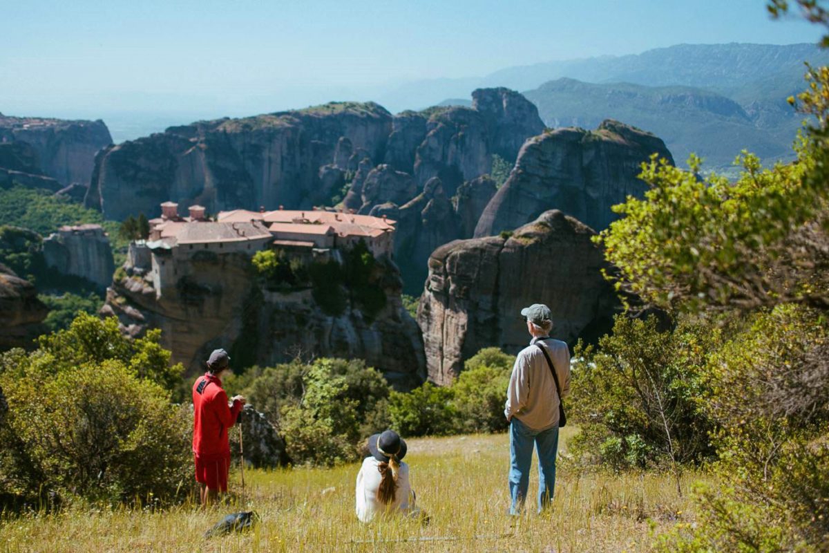 Hiking in Meteora