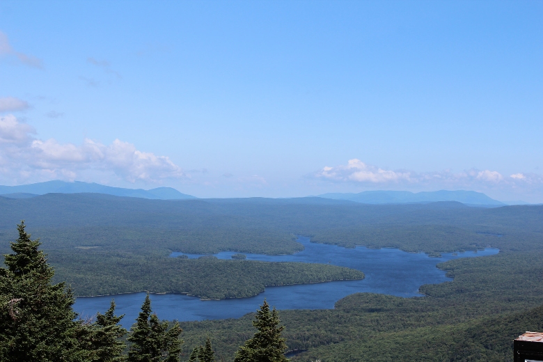 View of Lake Wilmington from Mount Snow summit