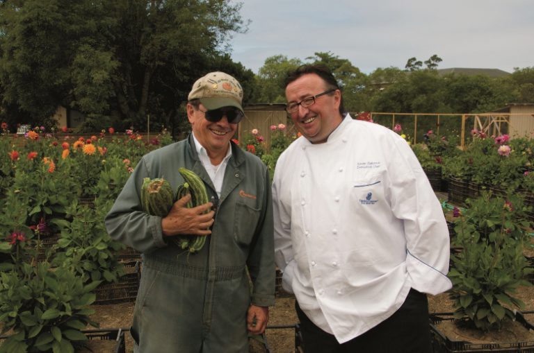Farmer John knows how to grow pumpkins in Half Moon Bay
