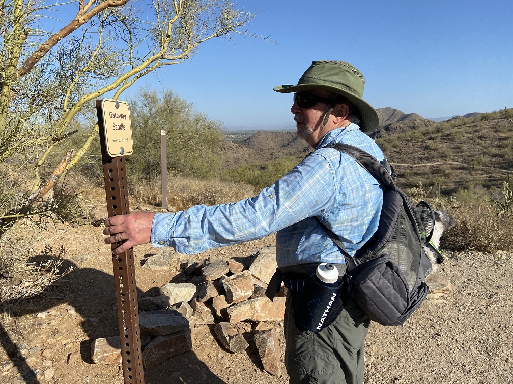 Hike in Sonoran Desert in Scottsdale.