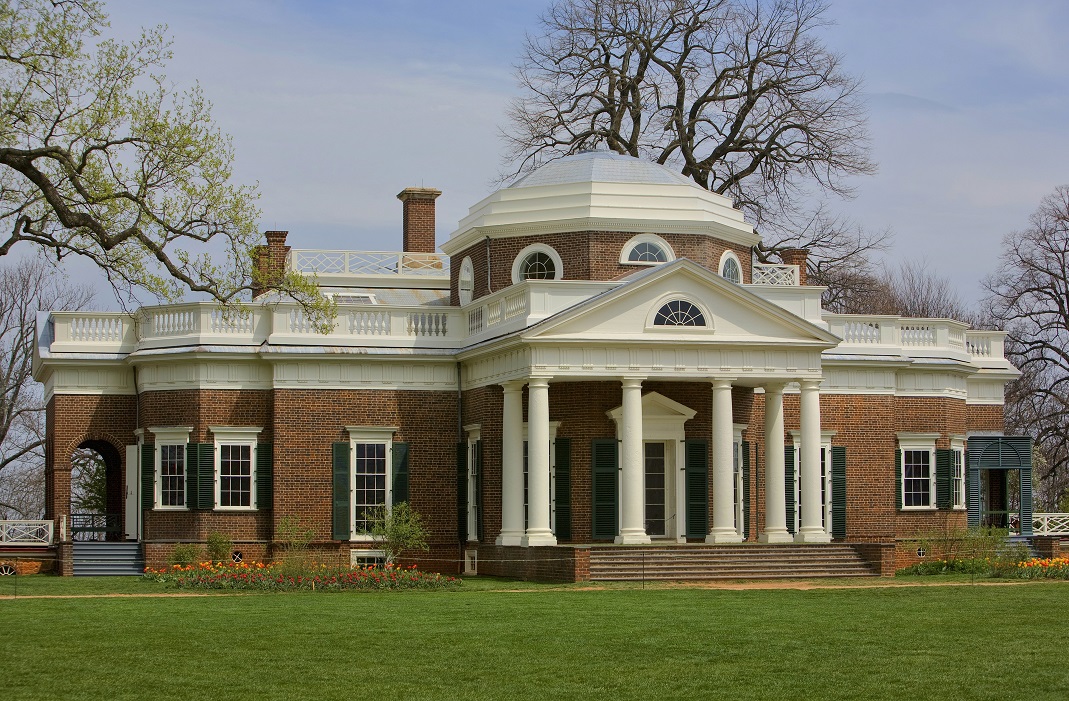 Monticello is the colonial home of Thomas Jefferson.