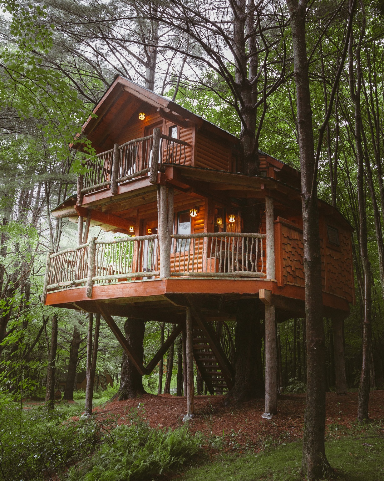 Moose Meadow Lodge treehouse. (Moose Meadow Lodge & Treehouse/TNS)