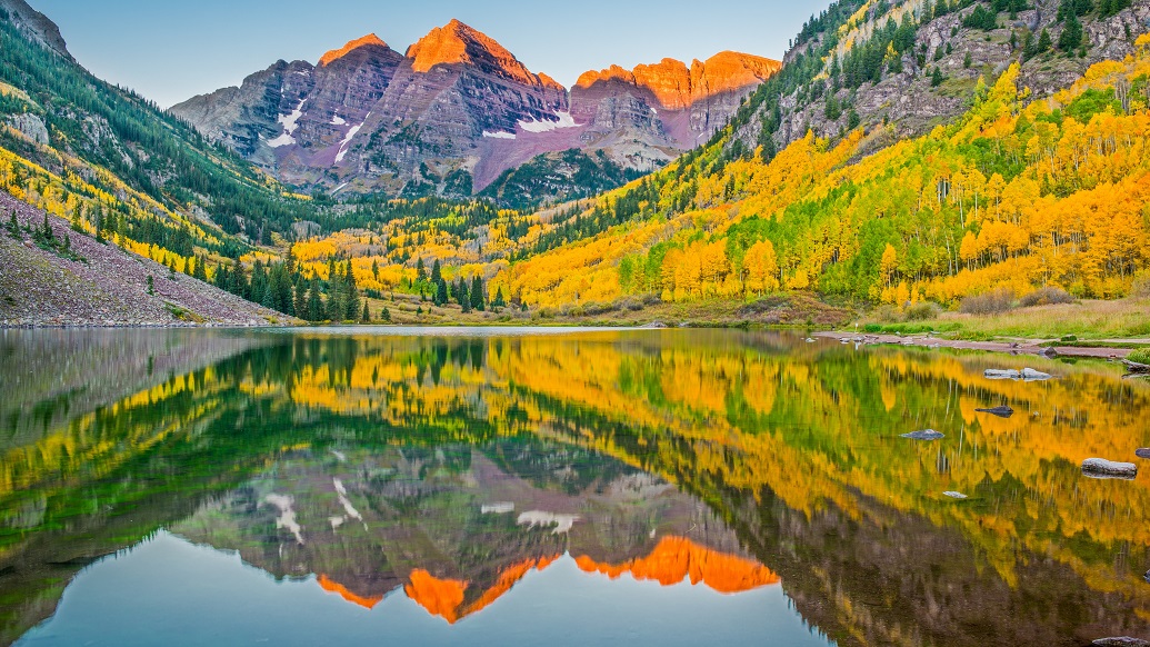 Maroon Bells. Aspen, Colorado.