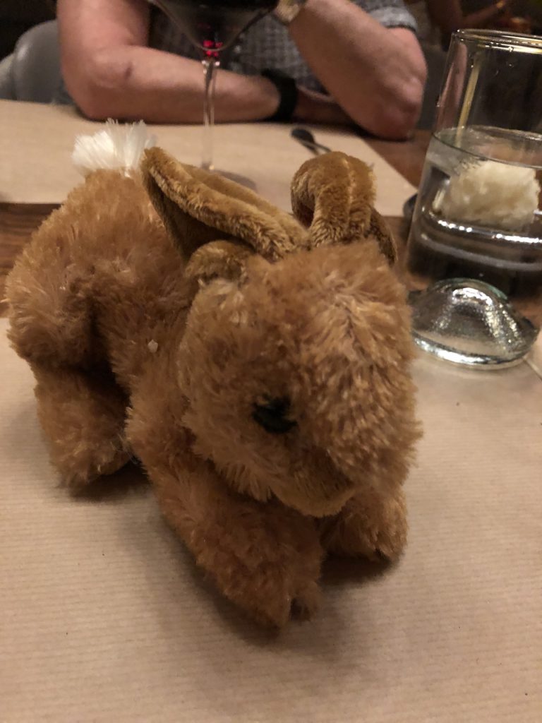 Every kid who visits The Phoenician Scottsdale gets a stuffed bunny to remind them of all the bunnies on the property