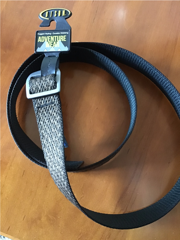 Adjustable canvas belt by Bison