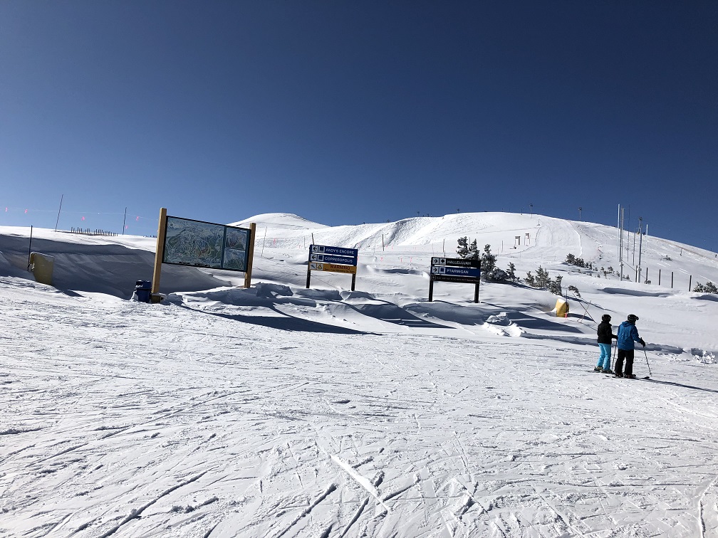 At the top of Copper Mountain