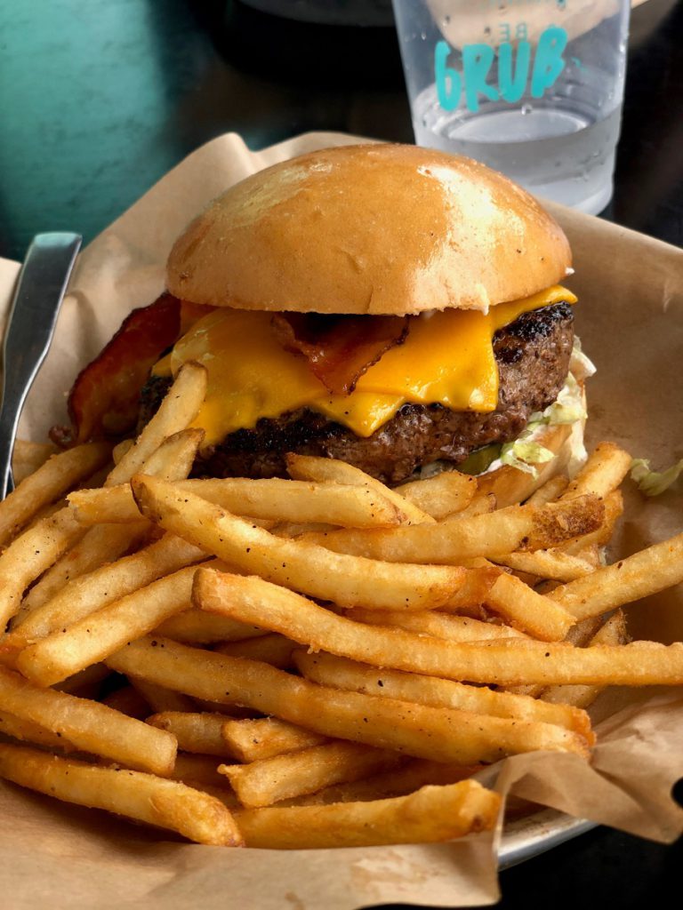 Chowing down at the Burger Bar