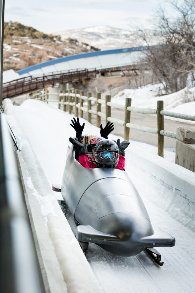 Comet Bobsled at Utah Olympic Park