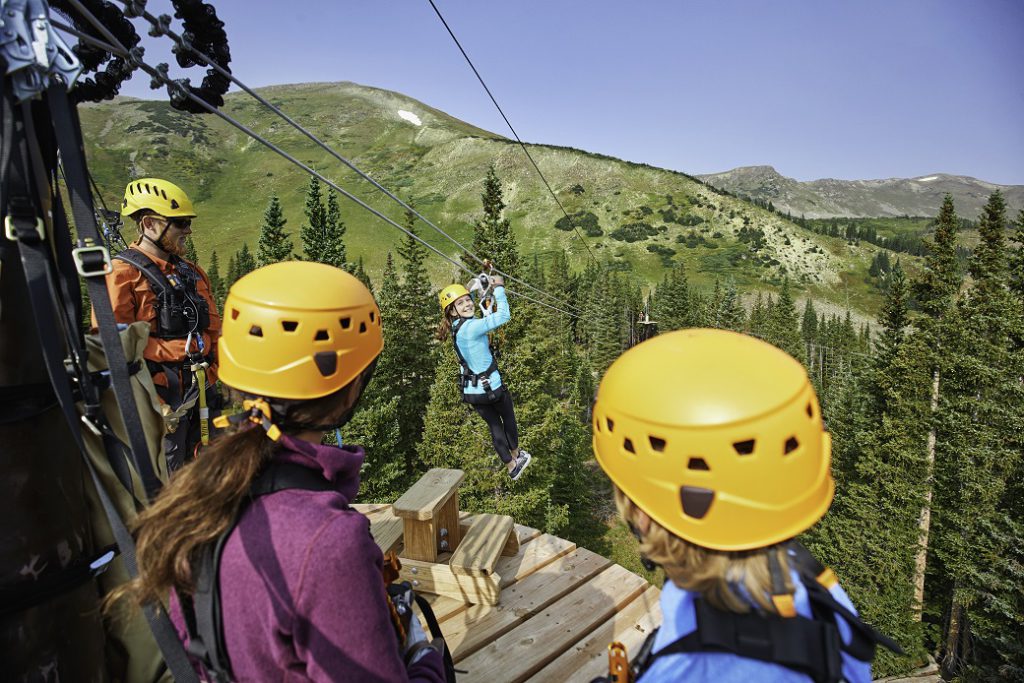 Epic Discovery zipline at Breckenridge, CO.