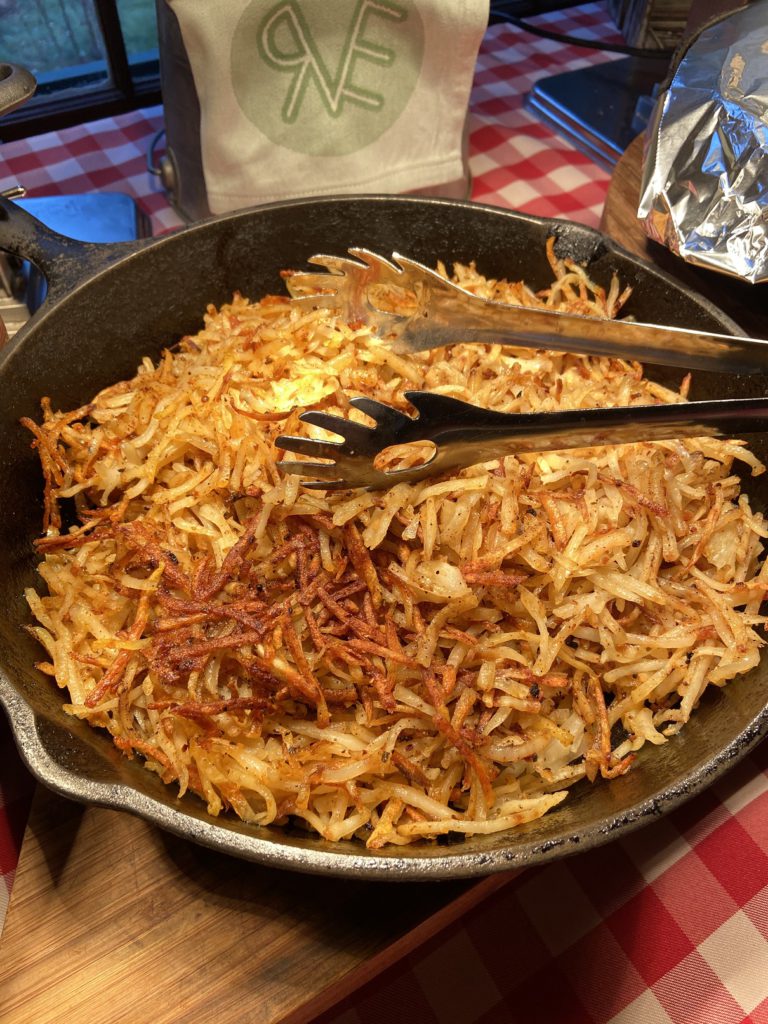 Hash browns for breakfast - Ranch at Emerald Valley