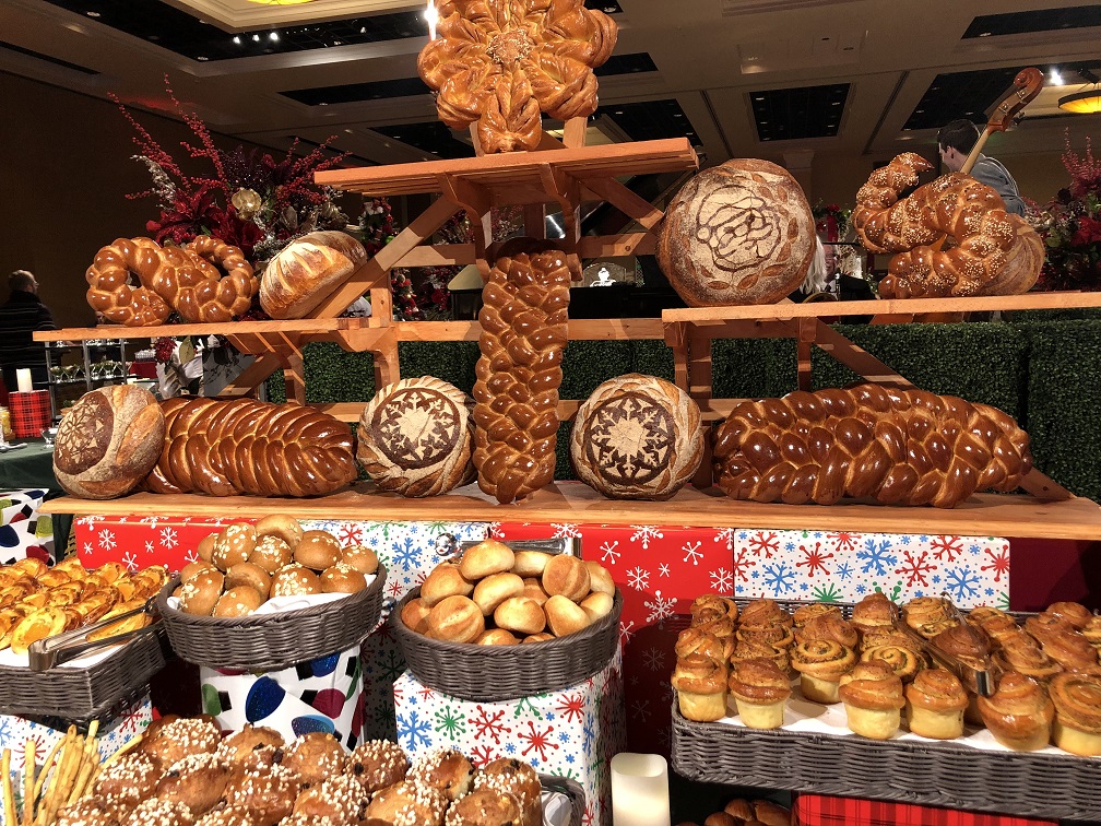 Breads and sweets at Broadmoor Christmas Brunch