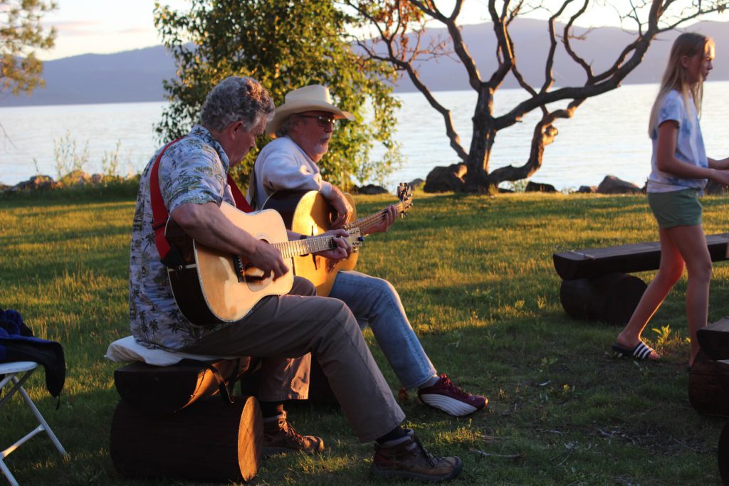 Highly acclaimed troubadors perform mostly hokey songs at Flathead Lake Lodge