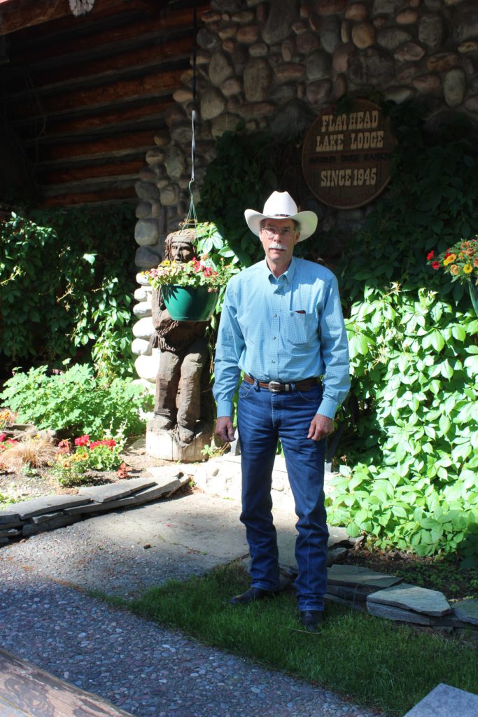 Doug Averill, son of the founder of Flathead Lake Lodge who ran fhe property for 44 years