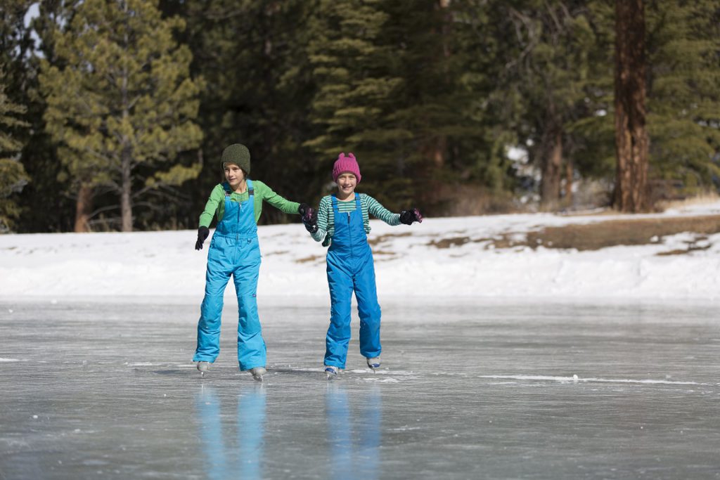 Ice skating at YMCA of the Rockies