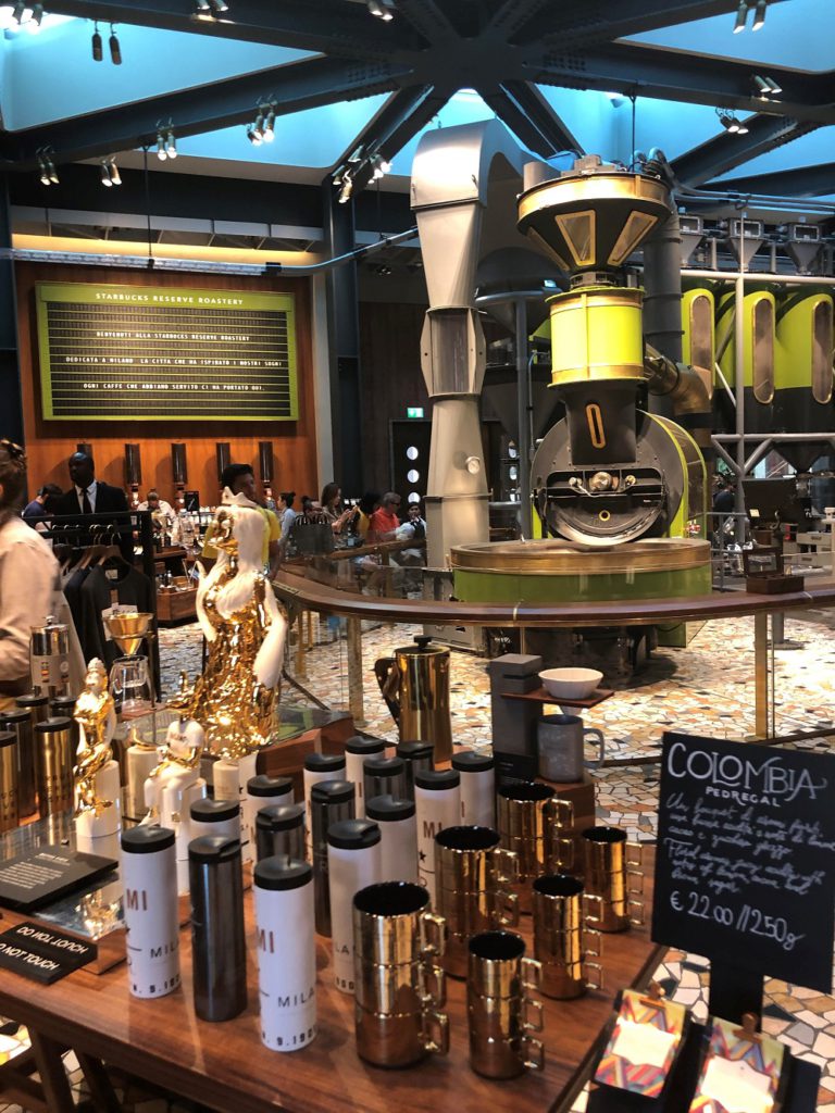 Inside the Starbucks Reserve in Milan