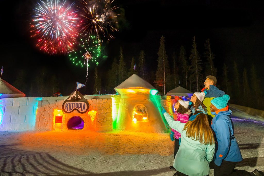 Kidtopia Snow Fort at Keystone Resort in Colorado