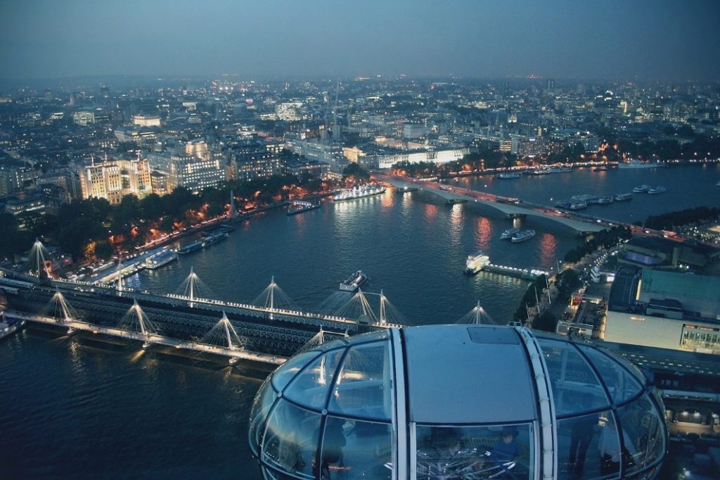 London from the London Eye