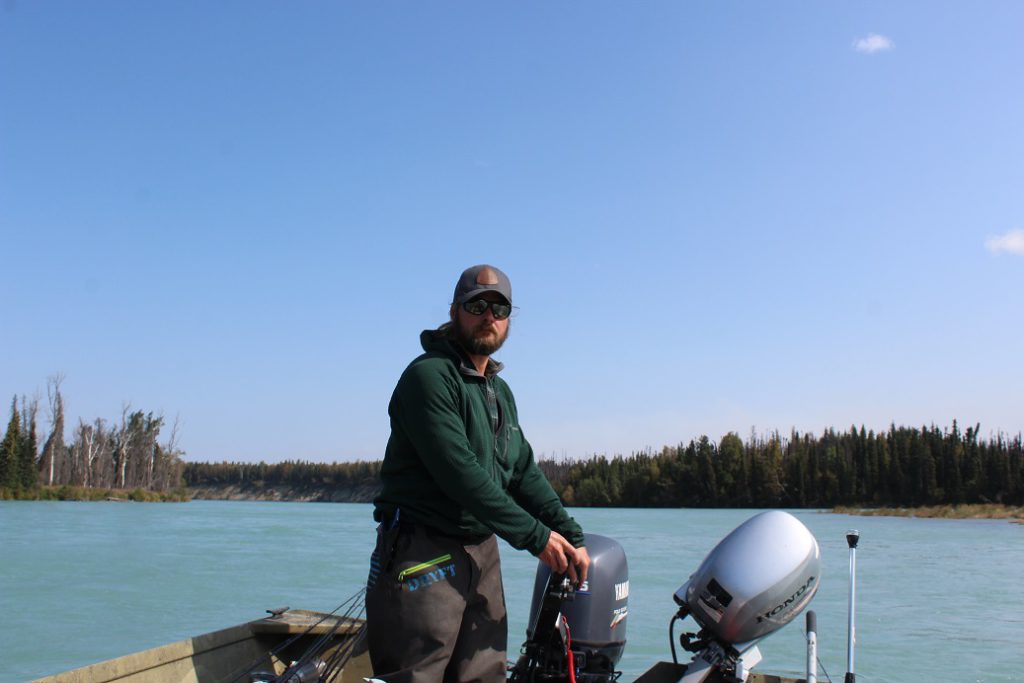 Our guide Sean Smart on the Kenai River