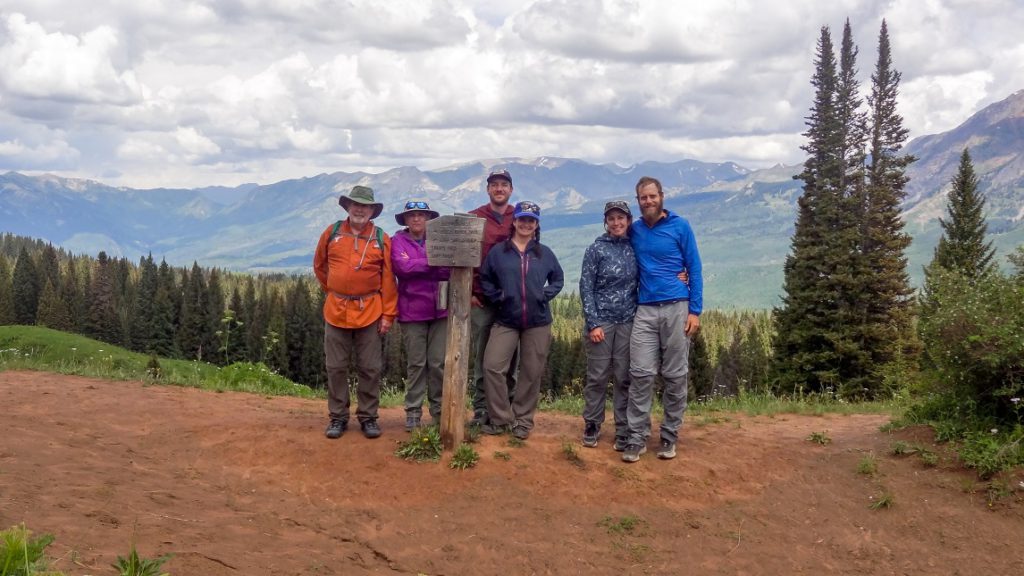 Atop Beckwith Pass