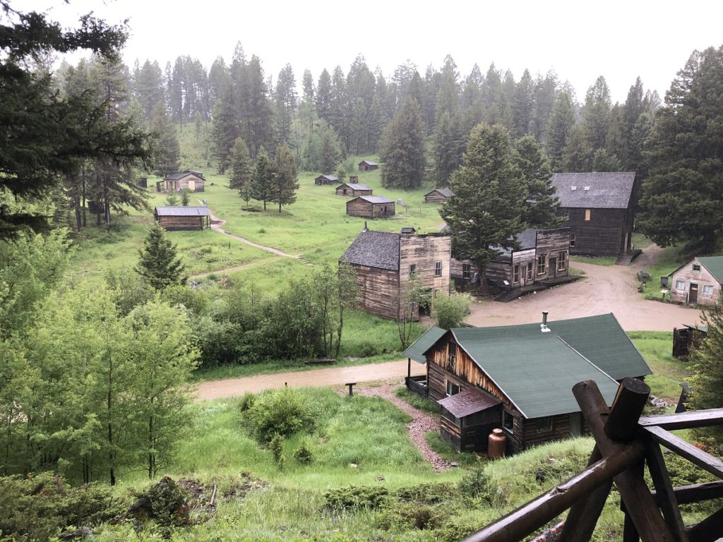 The ghost town of Garnet Montana