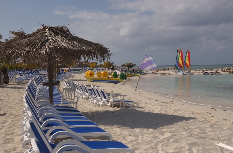 Princess Cays chairs and sailboats