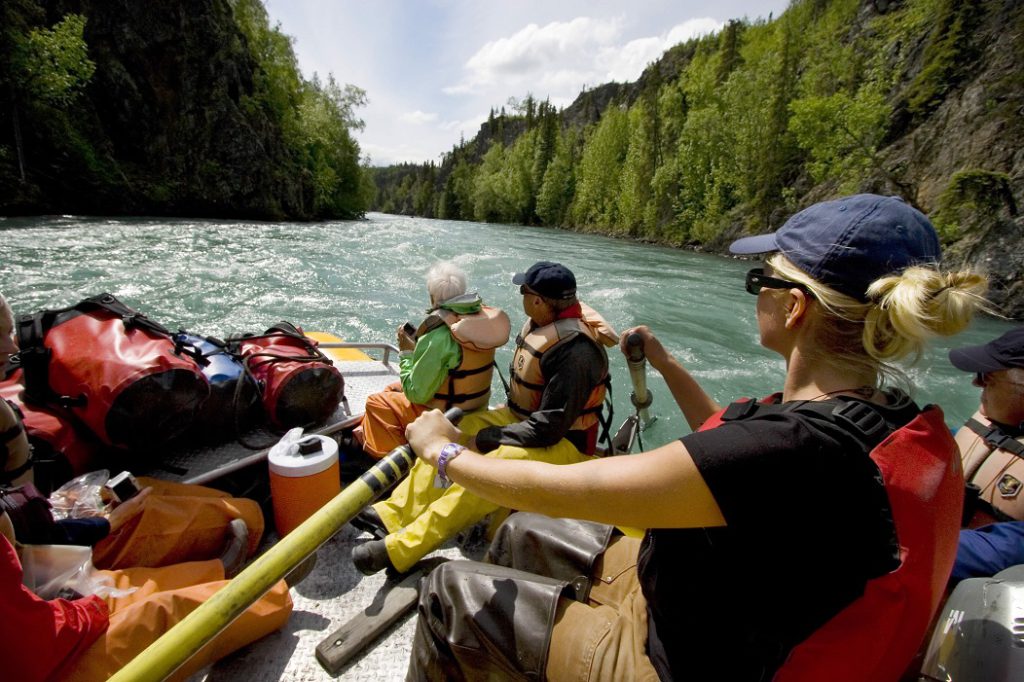 Rafting the Kenai River