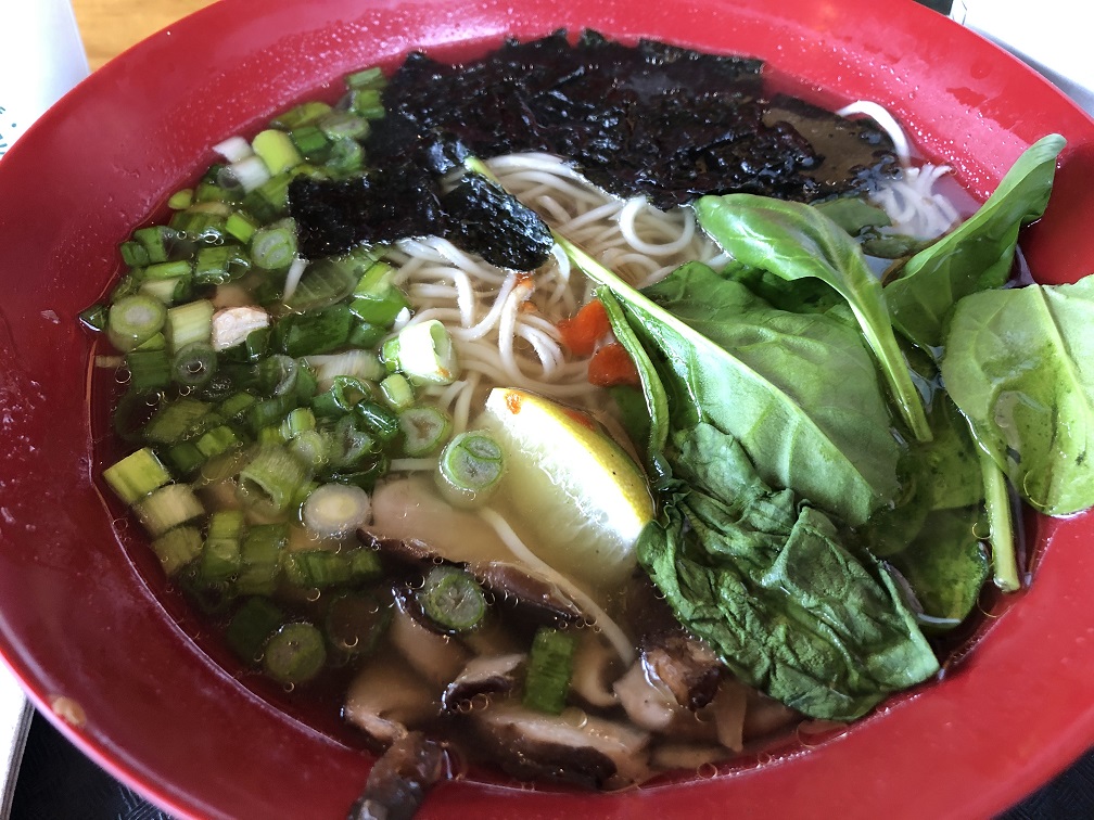 Ramen bowl at Two Elk