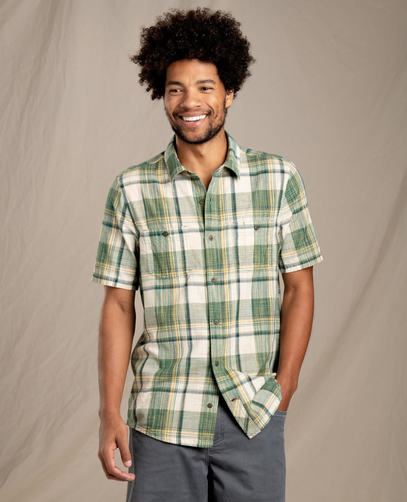 Smithy duck green short sleeve shirt by Toad&CO