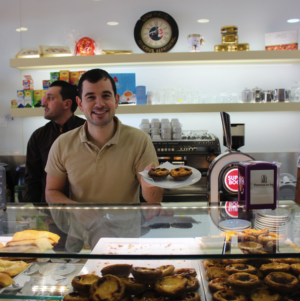 Delicious pastries in Porto