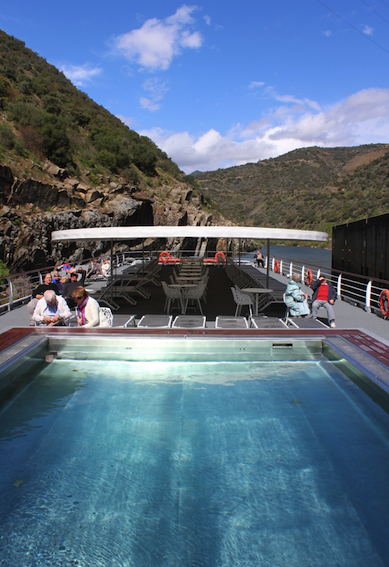 Pool on top deck of Amalia Rodrigues